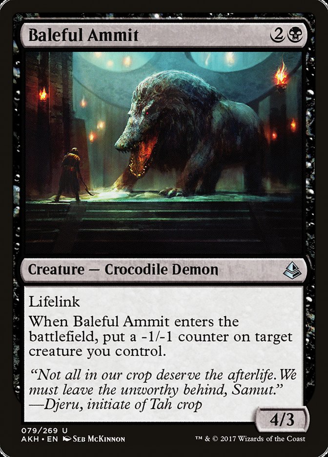 Baleful Ammit [Amonkhet] | Empire Gaming NC