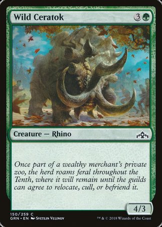 Wild Ceratok [Guilds of Ravnica] | Empire Gaming NC