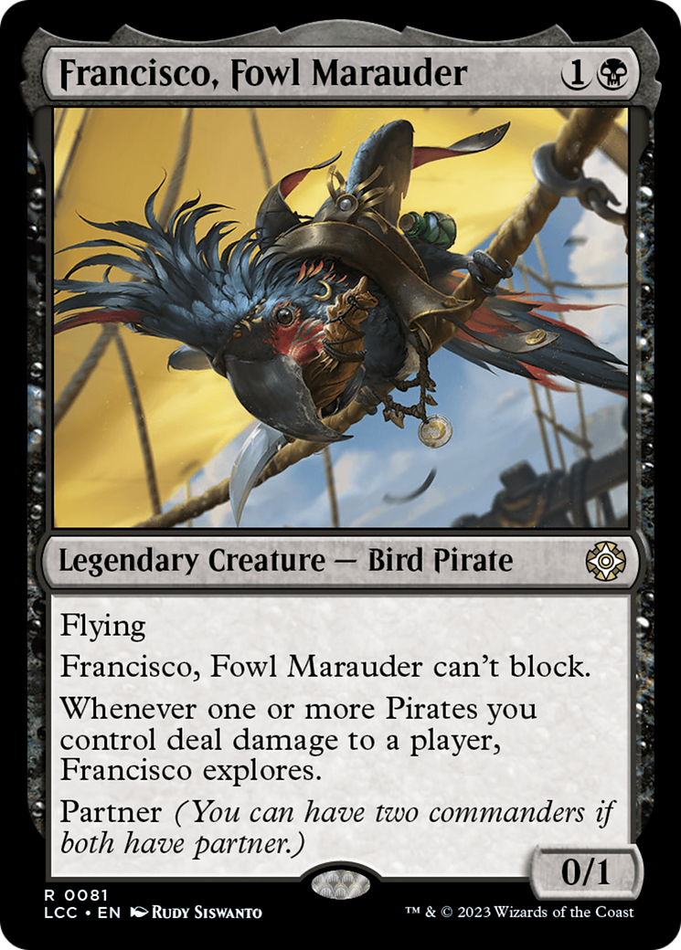 Francisco, Fowl Marauder [The Lost Caverns of Ixalan Commander] | Empire Gaming NC