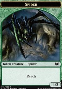 Spider // Wolf Double-Sided Token [Commander 2015 Tokens] | Empire Gaming NC