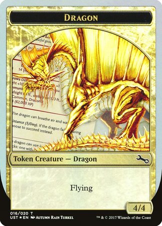 Gold Dragon Token [Unstable Tokens] | Empire Gaming NC