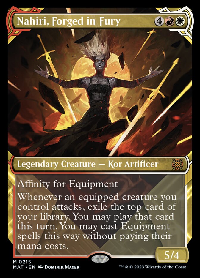 Nahiri, Forged in Fury (Showcase Halo Foil) [March of the Machine: The Aftermath] | Empire Gaming NC