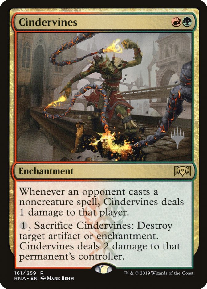 Cindervines [Ravnica Allegiance Promos] | Empire Gaming NC