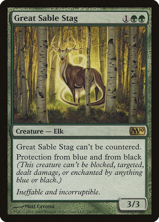 Great Sable Stag [Magic 2010] | Empire Gaming NC