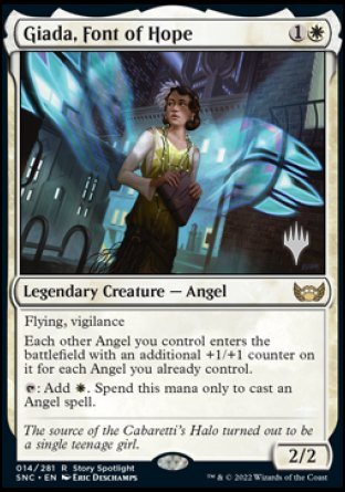 Giada, Font of Hope (Promo Pack) [Streets of New Capenna Promos] | Empire Gaming NC