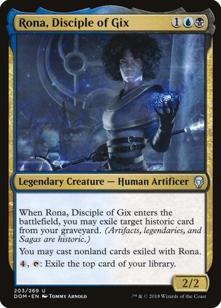 Rona, Disciple of Gix [Dominaria] | Empire Gaming NC