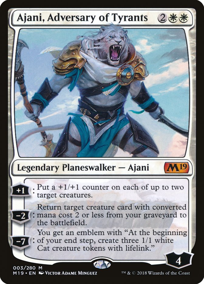 Ajani, Adversary of Tyrants [Core Set 2019] | Empire Gaming NC