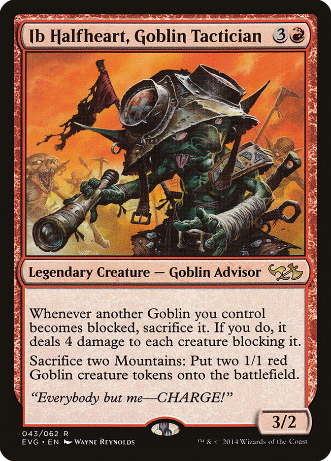 Ib Halfheart, Goblin Tactician (Elves vs. Goblins) [Duel Decks Anthology] | Empire Gaming NC