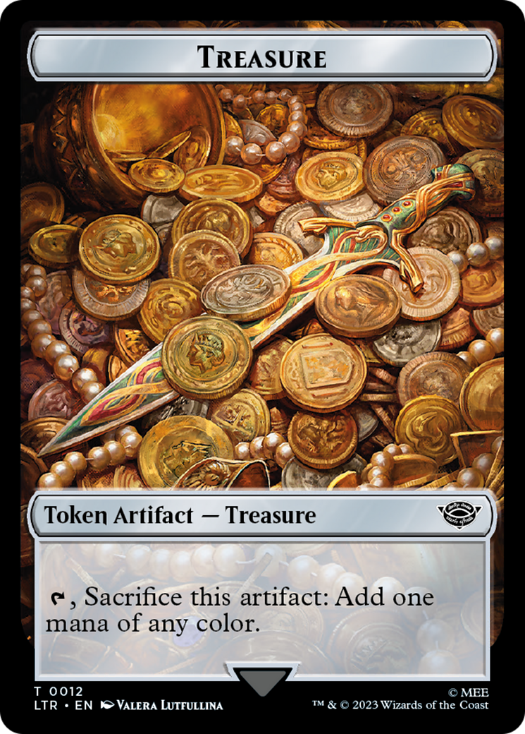 Food (11) // Treasure Double-Sided Token [The Lord of the Rings: Tales of Middle-Earth Tokens] | Empire Gaming NC