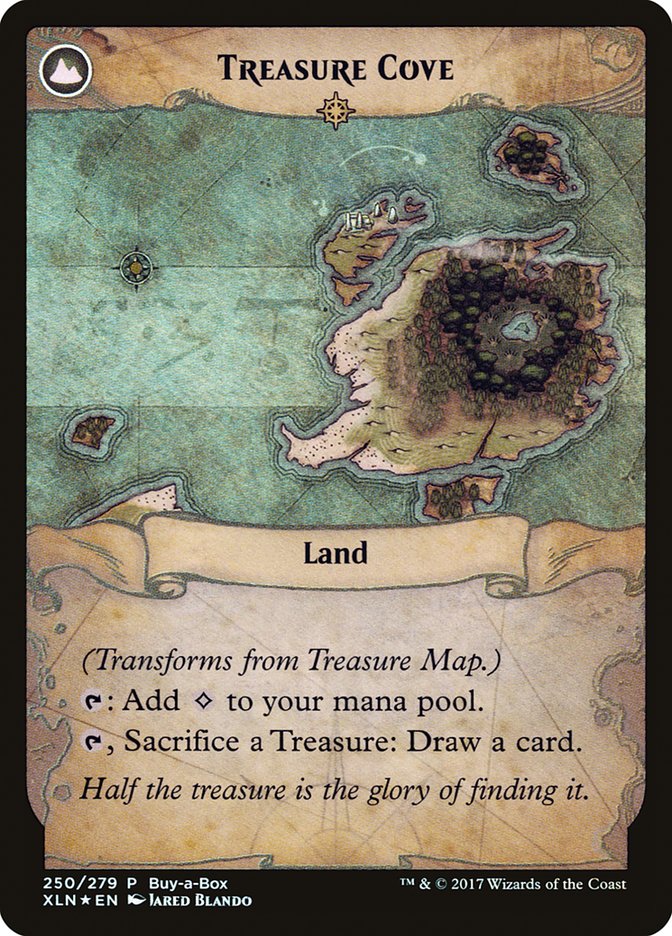 Treasure Map // Treasure Cove (Buy-A-Box) [Ixalan Treasure Chest] | Empire Gaming NC