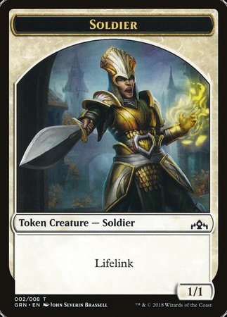 Soldier Token [Guilds of Ravnica Tokens] | Empire Gaming NC