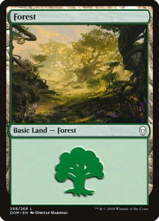Forest (268) [Dominaria] | Empire Gaming NC