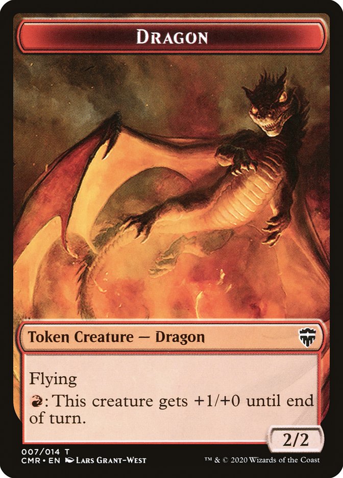 Dragon Token [Commander Legends Tokens] | Empire Gaming NC