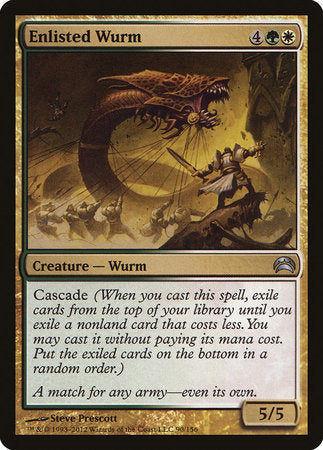 Enlisted Wurm [Planechase 2012] | Empire Gaming NC