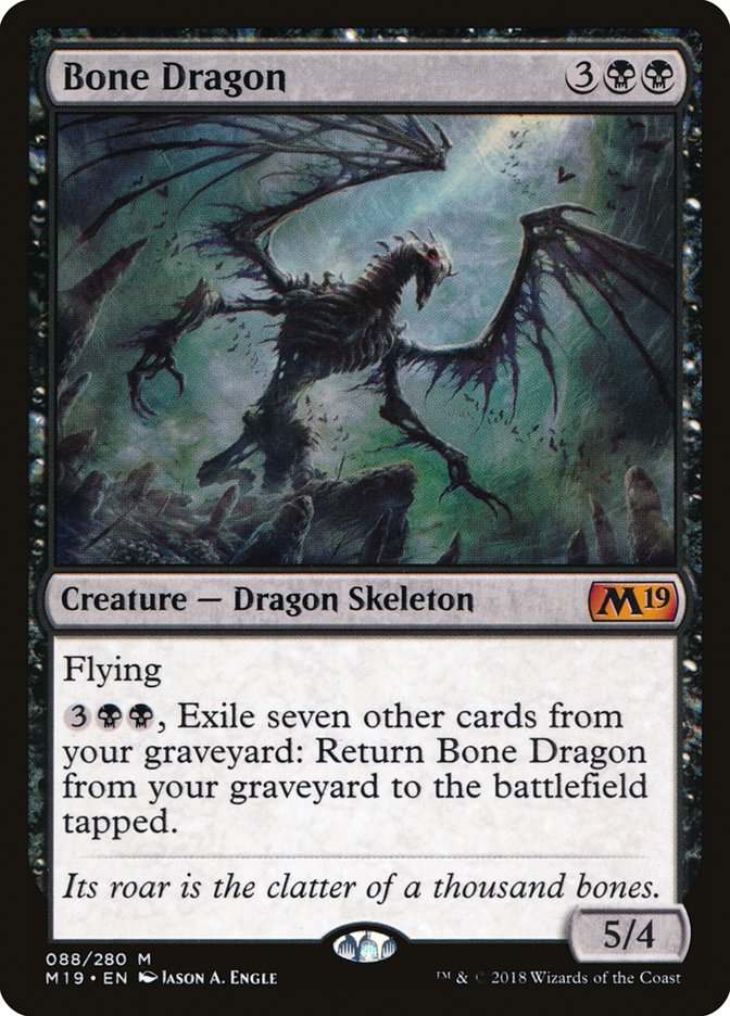 Bone Dragon [Core Set 2019] | Empire Gaming NC