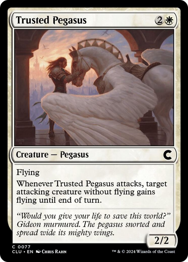 Trusted Pegasus [Ravnica: Clue Edition] | Empire Gaming NC