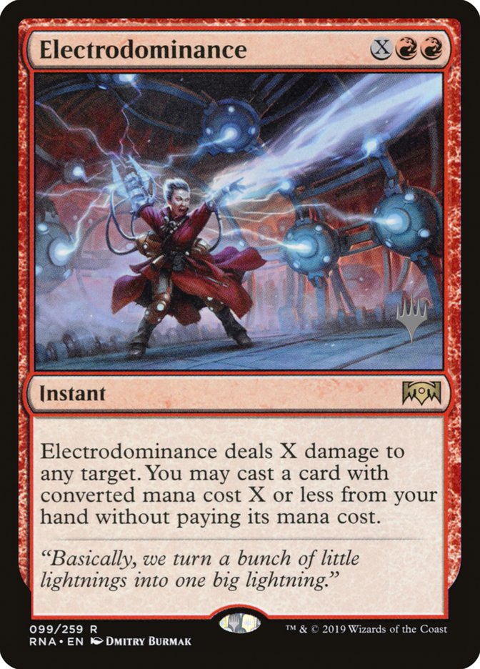 Electrodominance [Ravnica Allegiance Promos] | Empire Gaming NC