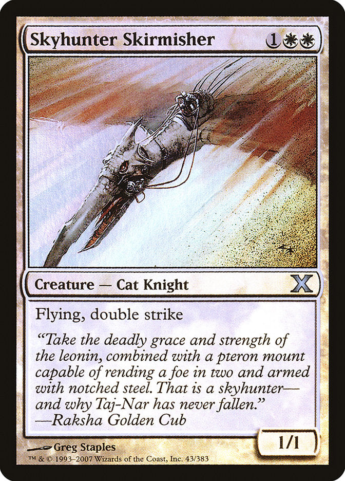 Skyhunter Skirmisher (Premium Foil) [Tenth Edition] | Empire Gaming NC