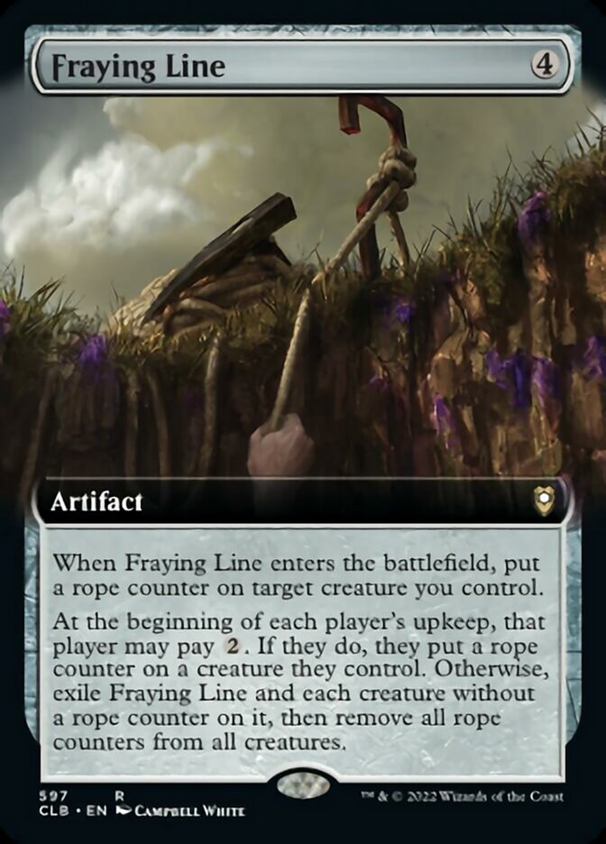Fraying Line (Extended Art) [Commander Legends: Battle for Baldur's Gate] | Empire Gaming NC