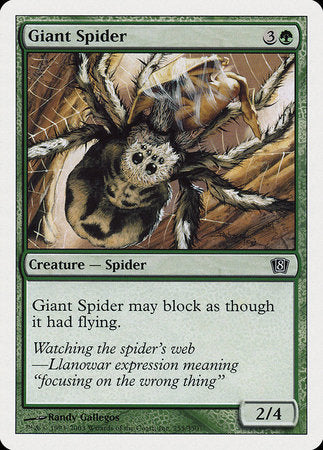 Giant Spider [Eighth Edition] | Empire Gaming NC