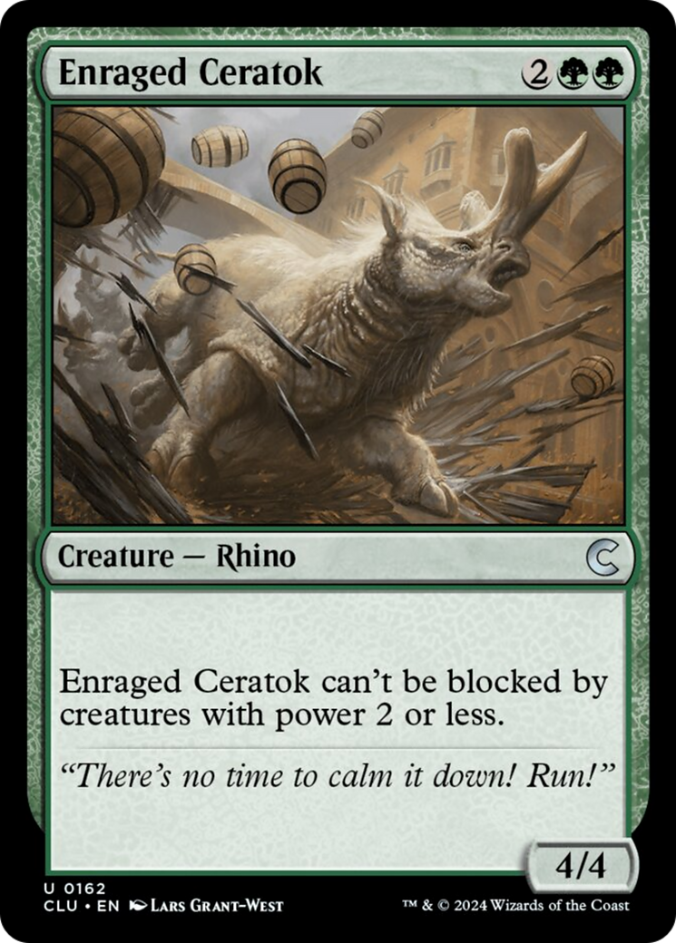 Enraged Ceratok [Ravnica: Clue Edition] | Empire Gaming NC