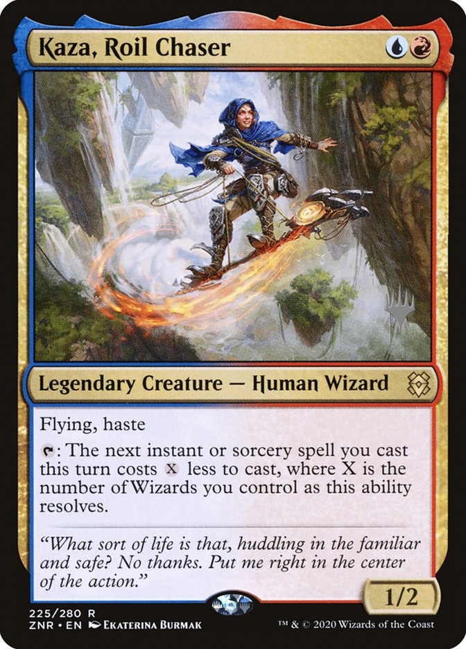 Kaza, Roil Chaser (Promo Pack) [Zendikar Rising Promos] | Empire Gaming NC