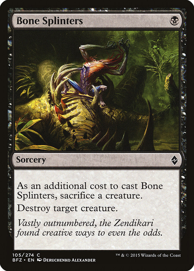 Bone Splinters [Battle for Zendikar] | Empire Gaming NC