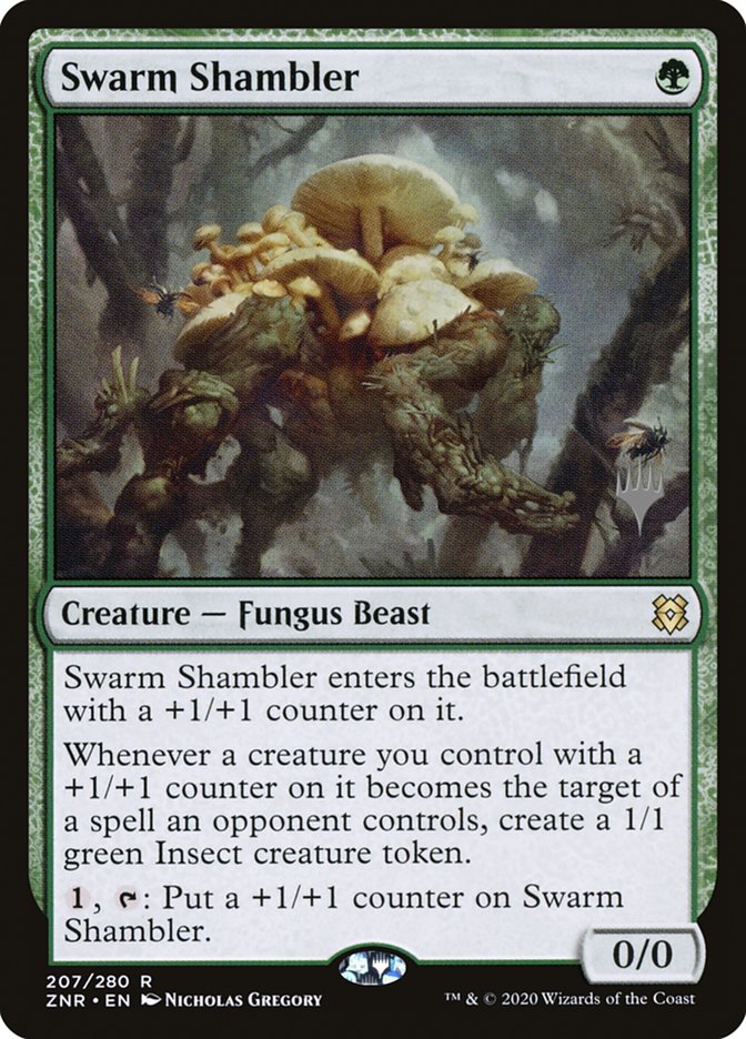 Swarm Shambler (Promo Pack) [Zendikar Rising Promos] | Empire Gaming NC