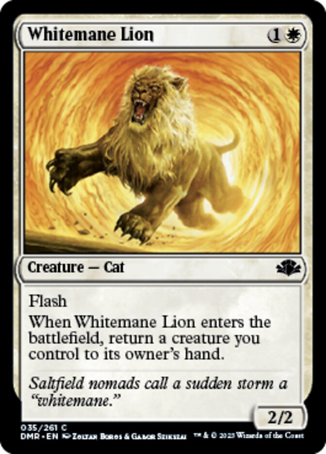 Whitemane Lion [Dominaria Remastered] | Empire Gaming NC