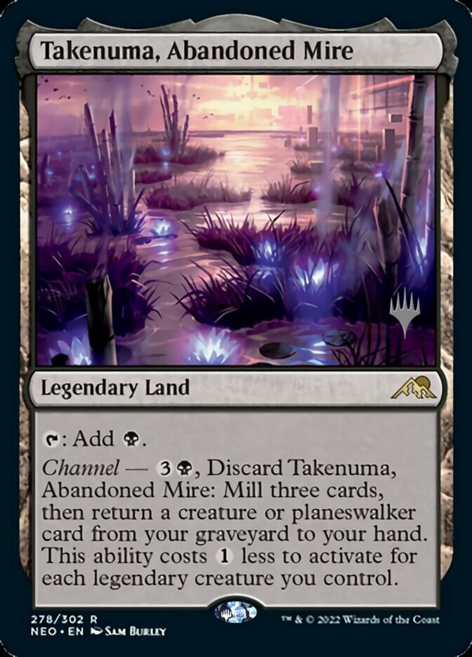 Takenuma, Abandoned Mire (Promo Pack) [Kamigawa: Neon Dynasty Promos] | Empire Gaming NC