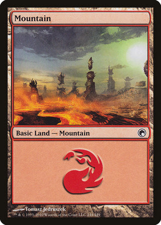 Mountain (244) [Scars of Mirrodin] | Empire Gaming NC