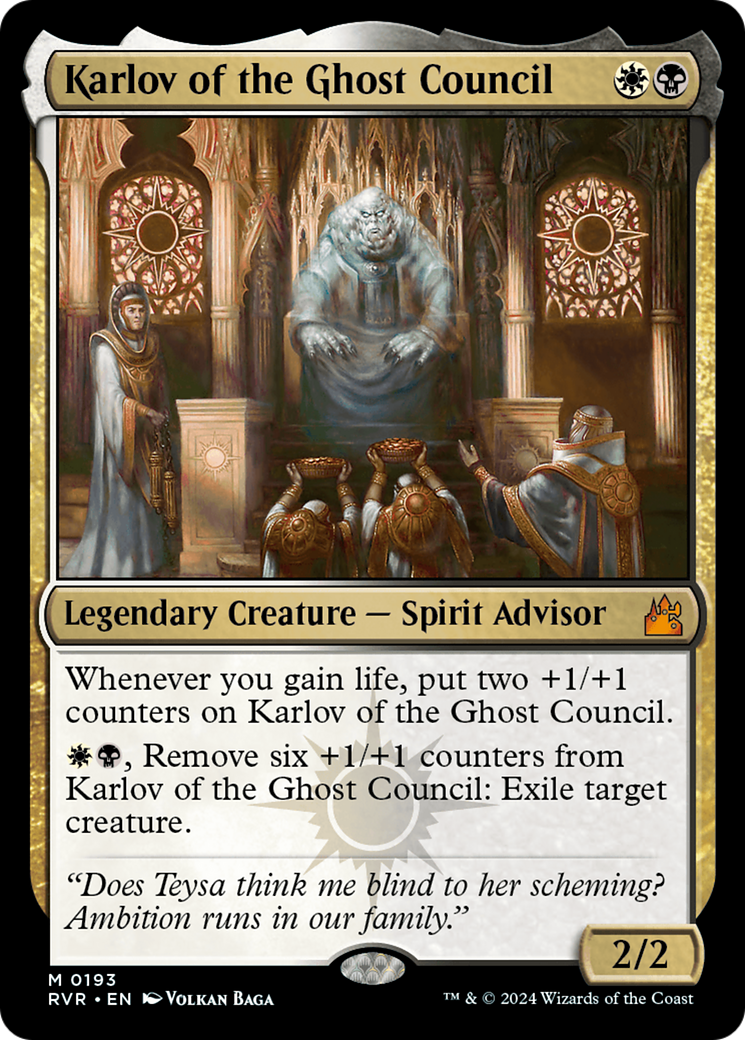 Karlov of the Ghost Council [Ravnica Remastered] | Empire Gaming NC