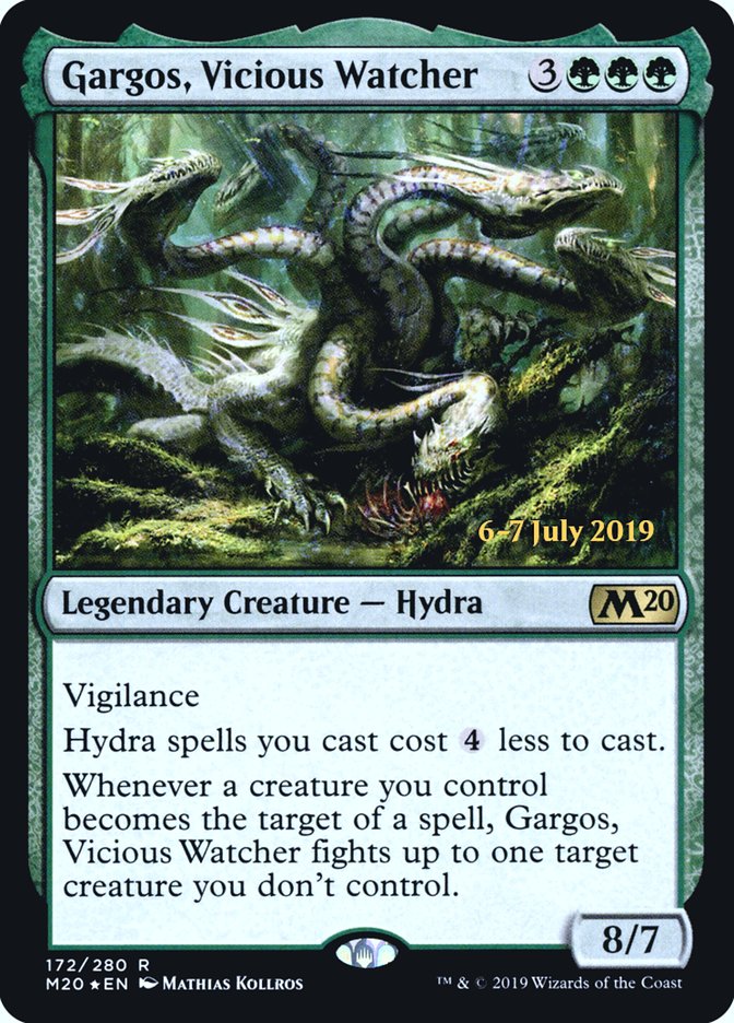 Gargos, Vicious Watcher  [Core Set 2020 Prerelease Promos] | Empire Gaming NC