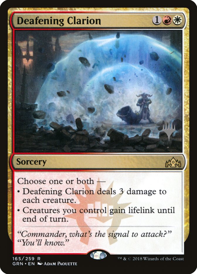 Deafening Clarion [Guilds of Ravnica Promos] | Empire Gaming NC