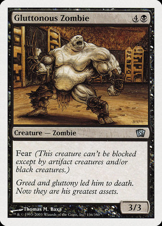 Gluttonous Zombie [Eighth Edition] | Empire Gaming NC