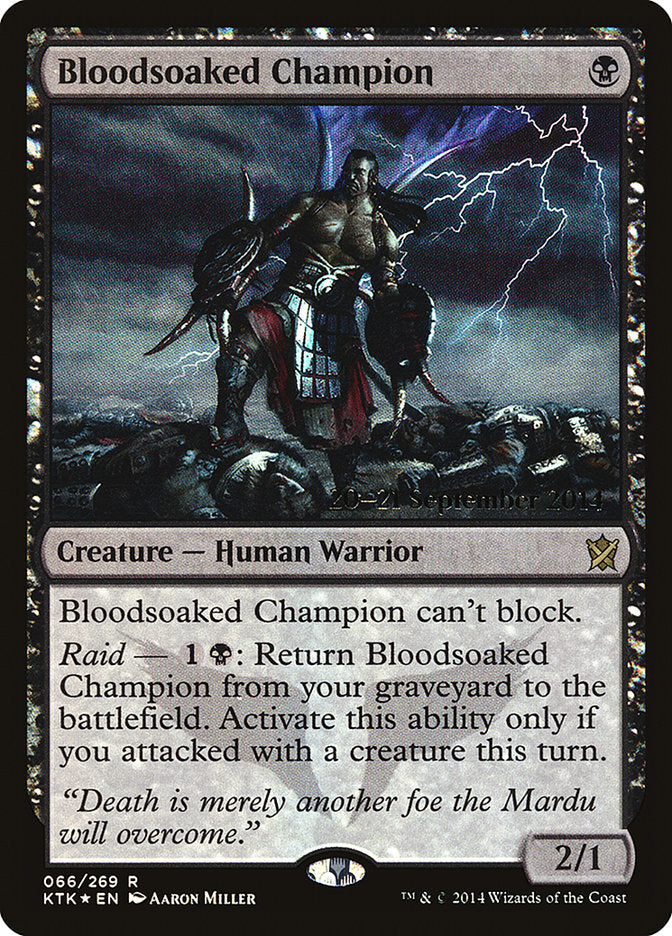 Bloodsoaked Champion [Khans of Tarkir Promos] | Empire Gaming NC