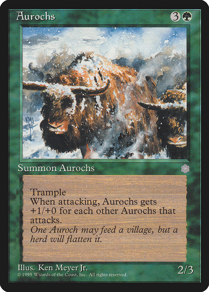 Aurochs [Ice Age] | Empire Gaming NC