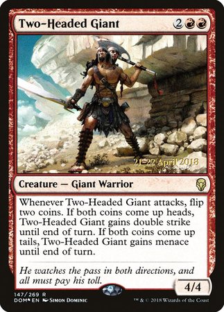 Two-Headed Giant [Dominaria Promos] | Empire Gaming NC