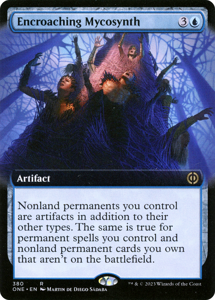 Encroaching Mycosynth (Extended Art) [Phyrexia: All Will Be One] | Empire Gaming NC