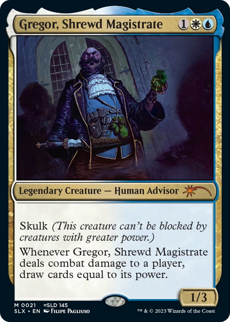 Gregor, Shrewd Magistrate [Secret Lair: Universes Within] | Empire Gaming NC