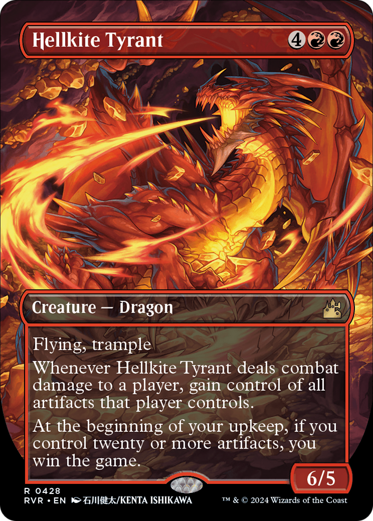 Hellkite Tyrant (Anime Borderless) [Ravnica Remastered] | Empire Gaming NC