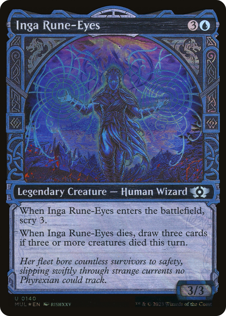 Inga Rune-Eyes (Halo Foil) [Multiverse Legends] | Empire Gaming NC