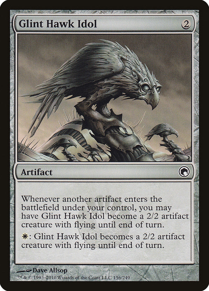 Glint Hawk Idol [Scars of Mirrodin] | Empire Gaming NC