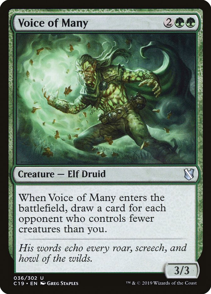 Voice of Many [Commander 2019] | Empire Gaming NC