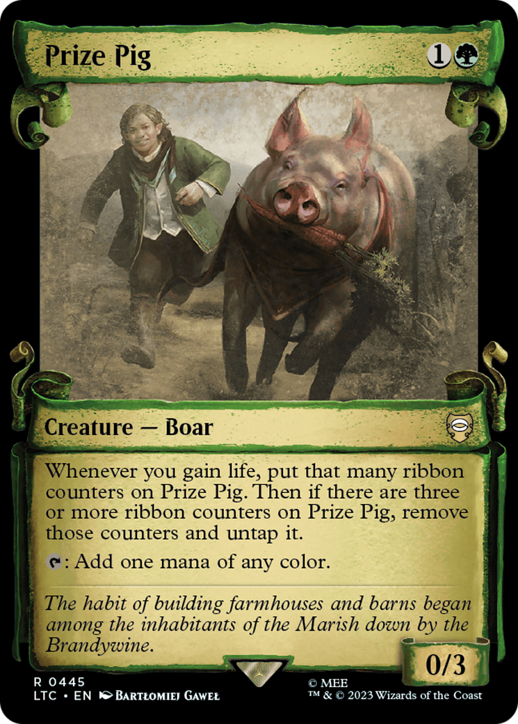 Prize Pig [The Lord of the Rings: Tales of Middle-Earth Commander Showcase Scrolls] | Empire Gaming NC