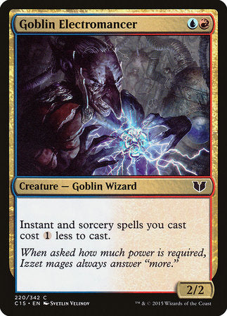 Goblin Electromancer [Commander 2015] | Empire Gaming NC