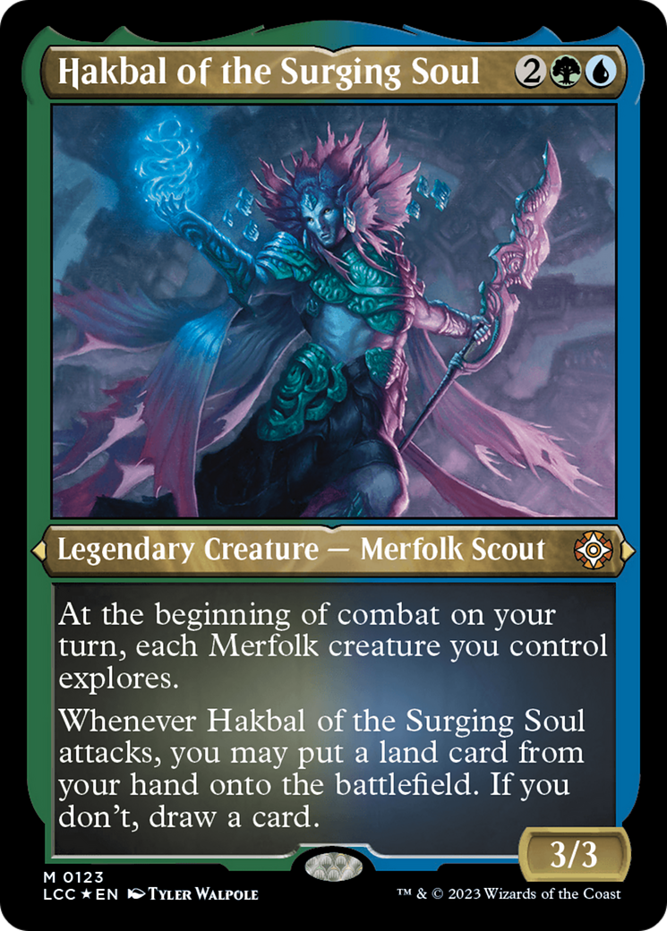 Hakbal of the Surging Soul (Display Commander) [The Lost Caverns of Ixalan Commander] | Empire Gaming NC