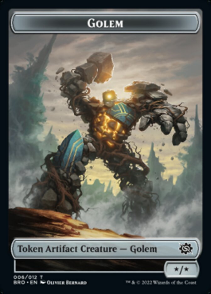 Golem Token [The Brothers' War Tokens] | Empire Gaming NC