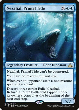 Nezahal, Primal Tide [Rivals of Ixalan] | Empire Gaming NC