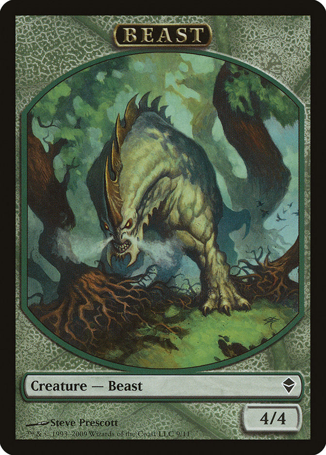 Beast [Zendikar Tokens] | Empire Gaming NC